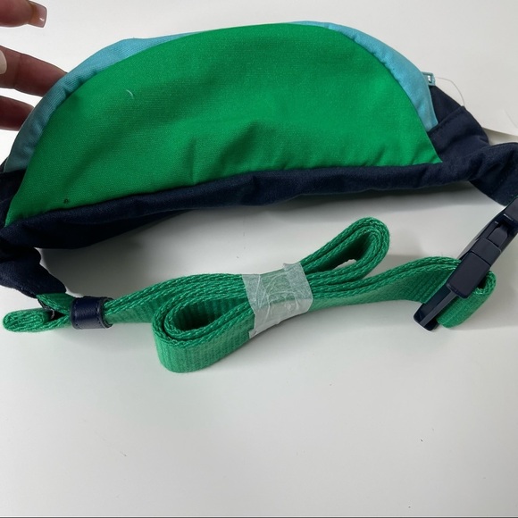 J. Crew Colorblock belt bag blue/green - Picture 6 of 7